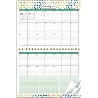 Los mejores  - Calendario de pared 2020- mes calendario 2020 para ver dos formas colgantes- con bolsillo interior y bucle para…